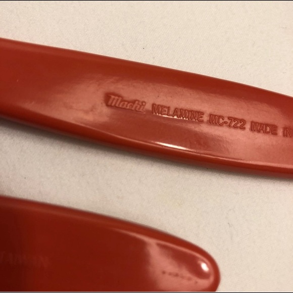 Machi Melamine Red Serving Utensils - Set of 3 - Picture 6 of 9